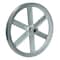 Chicago Die Casting Chicago Die Cast 8 in. D X 1/2 in. D Zinc Single V-Grooved Pulley 800A5 - alternate 1